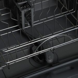 Lavastoviglie da appoggio 6 vasche 850W con asciugatura ad alta temperatura e design compatto, ideale per piccoli appartamenti.