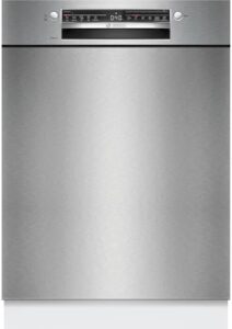 Bosch SMU2ITS09E Serie 2 - Lavastoviglie Smarter sottopiano 60 cm, con supporto programmatico, asciugatura extra, VarioSpeed, estremamente silenziosa, cestello superiore regolabile in altezza, in