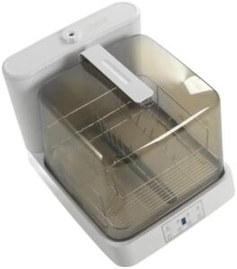 Lavastoviglie da appoggio compatta, ideale per appartamenti piccoli, con protezione contro le perdite e multimodalità