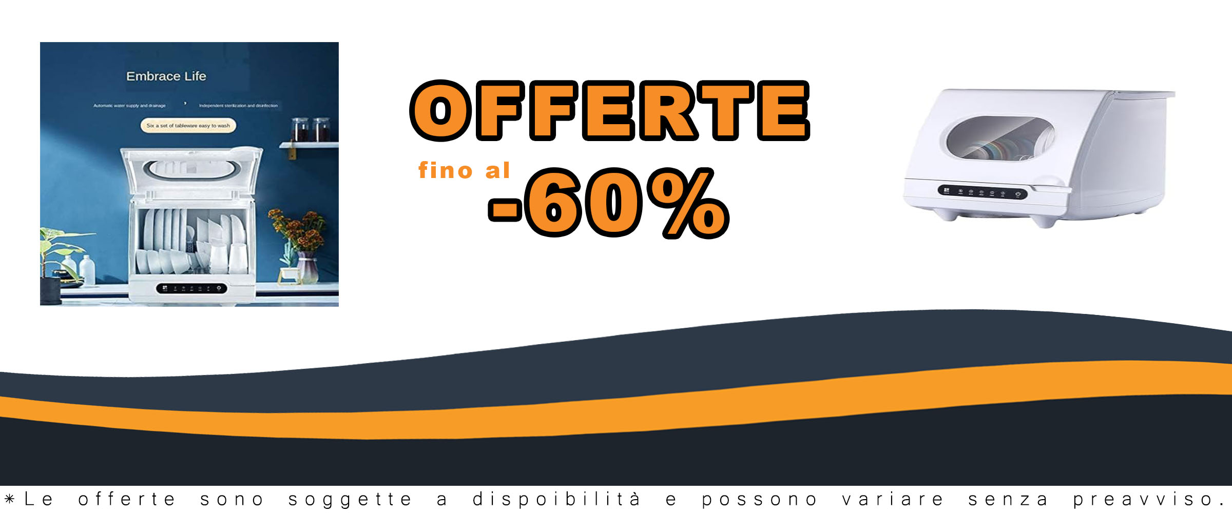 Mini lavastoviglie portatile compatta da tavolo ideale per piccole cucine, efficiente e silenziosa