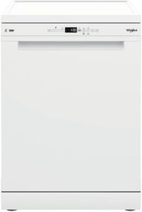 Lavavajillas Whirlpool W7FHP33A 15 Conjuntos Blanca in azione, con design elegante e moderno, ideale per famiglie numerose.
