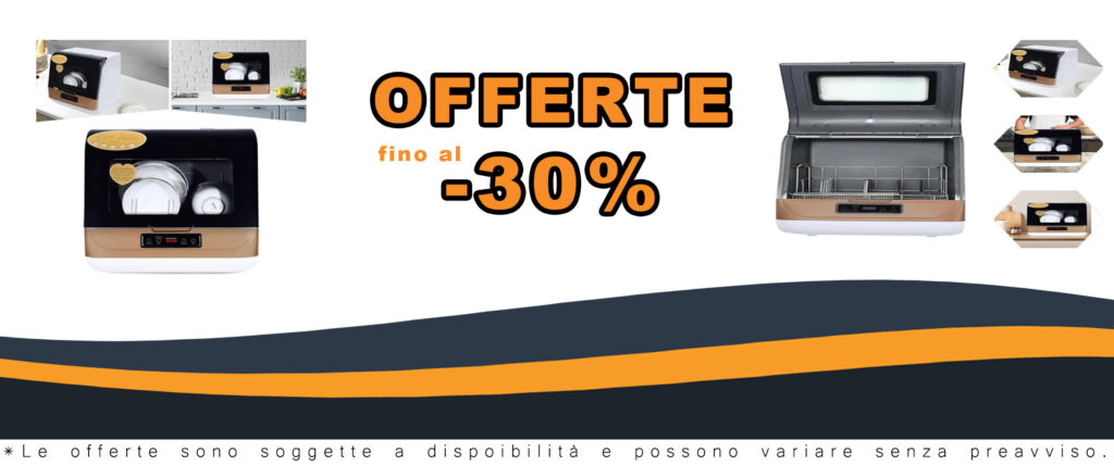 Lavastoviglie portatile BESTXH con lavaggio a 360° e grande capacità, senza installazione, perfetta per ogni cucina.