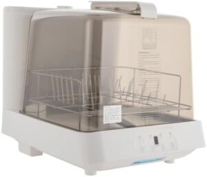 WENNEWU Piccola Lavastoviglie Moderna, mini lavastoviglie trasparente con asciugatura all'aria ideale per piccoli appartamenti e camper