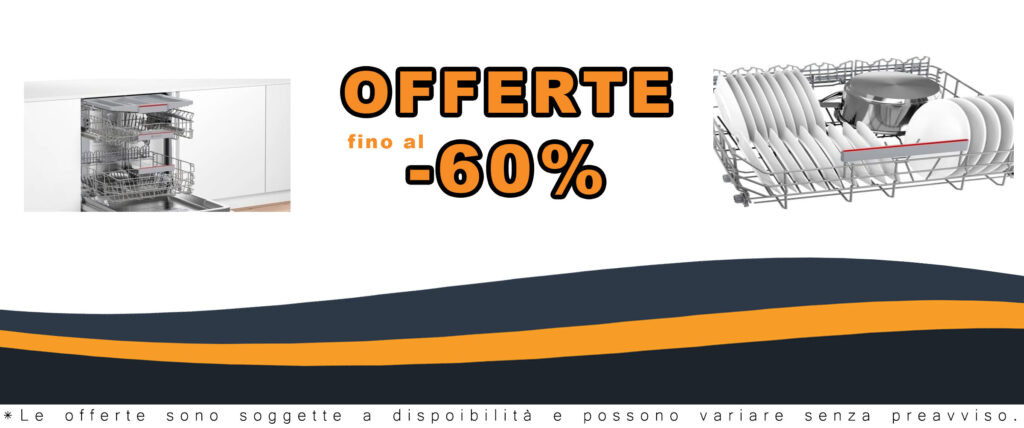 Lavastoviglie integrabile Bosch 60 cm con efficienza energetica A+++, silenziosa e con capacità fino a 13 coperti.