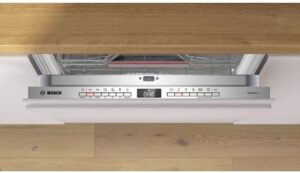 Lavastoviglie integrabile LV 60 cm Bosch SMD6YCX02E con design moderno e funzionalità avanzate.