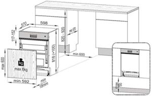 Beko DSN 28433XG, lavastoviglie da incasso con capacità 14 coperti, classe energetica A++, silenziosa e con programma rapido