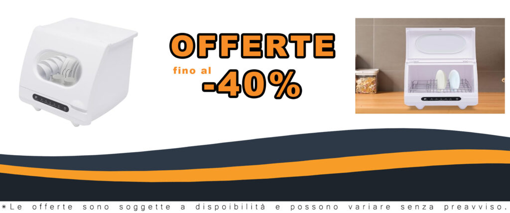 Mixtric Piccola Lavastoviglie, lavastoviglie portatile da banco con asciugatura all'aria e lavaggio della frutta