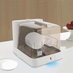 FZSERUN Lavastoviglie Portatile da Banco 800 W, design compatto e moderno, con programmi di lavaggio avanzati.