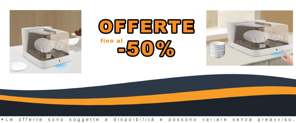 FZSERUN Lavastoviglie Portatile da Banco 800 W, design compatto e moderno, con programmi di lavaggio avanzati.