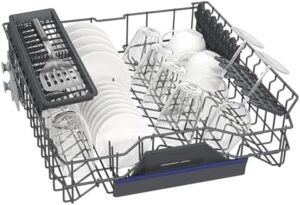 Lavastoviglie Siemens SN43HS01AE iQ300 in acciaio inox, motore iQdrive, AquaStop e Home Connect per una cucina più smart e silenziosa.