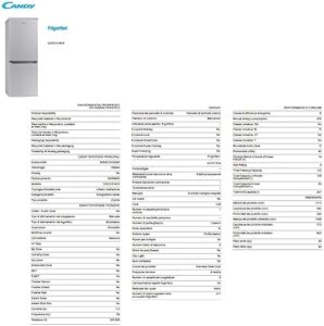 Candy Frigorifero Combinato CHCS514EX, compatto ed efficiente con codice sconto