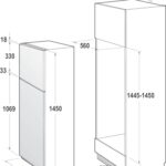 Hisense RI1P205NEWE frigorifero doppia porta con cavità 205lt, classe E e 39db, ideale per cucine compatte
