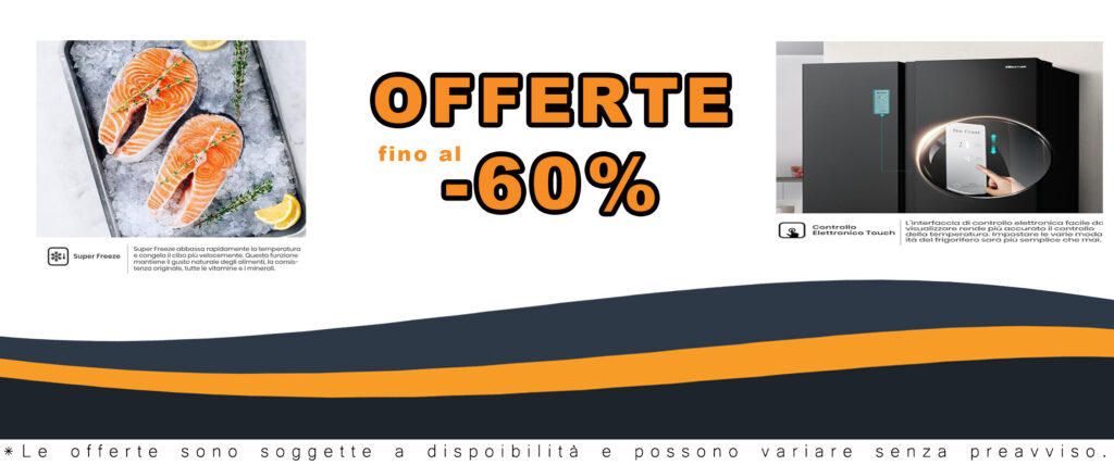Frigorifero Hisense RS711N4AFE in nero, vista frontale con porte side by side e display touch