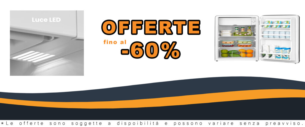 Frigorifero Comfee' RCD93BL2EURT nero, design retrò, mini frigo da tavolo per casa e ufficio