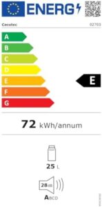 Frigorifero Cecotec MiniCooling 10L Bahamas Rosa, compatibile con auto e roulotte, perfetto per raffreddare e riscaldare