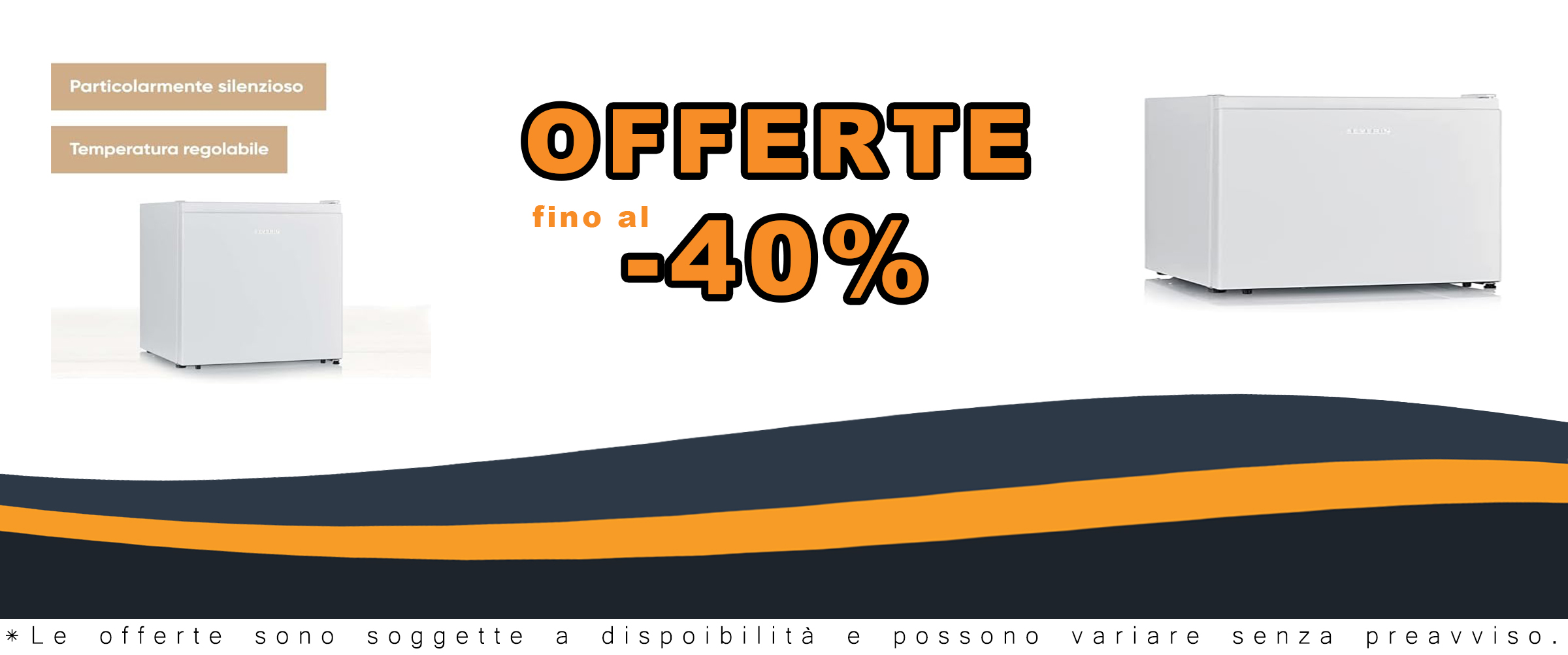 Severin Mini Frigo 45 Litri con compressore, congelatore da 6 litri e porta reversibile