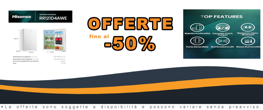 Hisense RR121D4AWE - Frigorifero Monoporta con cassetto fresh zone, Bianco, 94 L, classe E