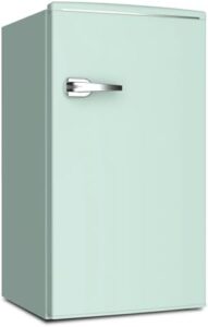 Akai CLASS100GN Frigorifero Monoporta Verde, compatto e dal design elegante, ideale per spazi piccoli.