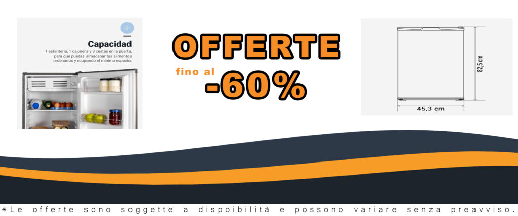 Frigorifero sotto piano UNIVERSALBLUE INOX, 85L, compatto e a basso consumo, ideale per uffici e piccoli appartamenti