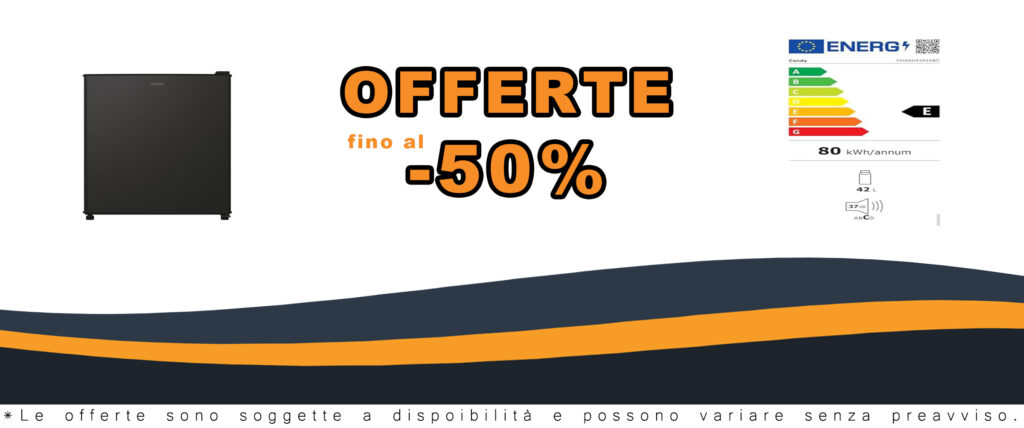 Frigorifero Mini Bar Candy CHASD4351EBC, 42 litri, design nero, perfetto per piccoli spazi e uffici, silenzioso con solo 37 dB