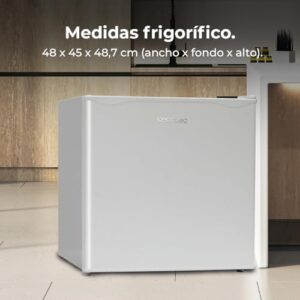 Cecotec Frigorifero Piccolo Minifrigo GrandCooler 20000 L SilentCompress Bianco, 46L, Basso Consumo, Porta Reversibile