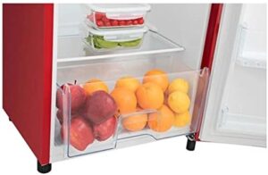 Hisense RR220D4ERF frigorifero monoporta rosso con comparto congelatore, capacità 164 L, design retrò ed efficienza energetica  
