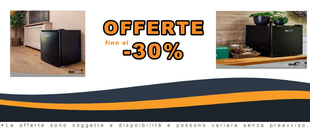 MaxxHome 42L Mini Frigo Tavolo Mono Porta con Design Retrò e Controllo Temperatura Regolabile, Colore Nero