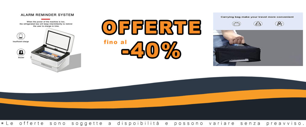 SOFTTO Mini Frigorifero 20400 mAh, ideale per il trasporto di insulina e medicinali sensibili alla temperatura.