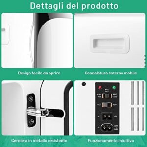 COSTWAY Mini Frigorifero Elettrico 15L con funzione caldo e freddo, ideale per casa, auto e ufficio