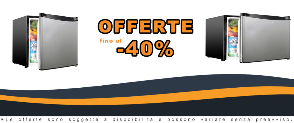Mini frigorifero Upstreman 46L con scomparto per ghiaccio, controllo temperatura e risparmio energetico