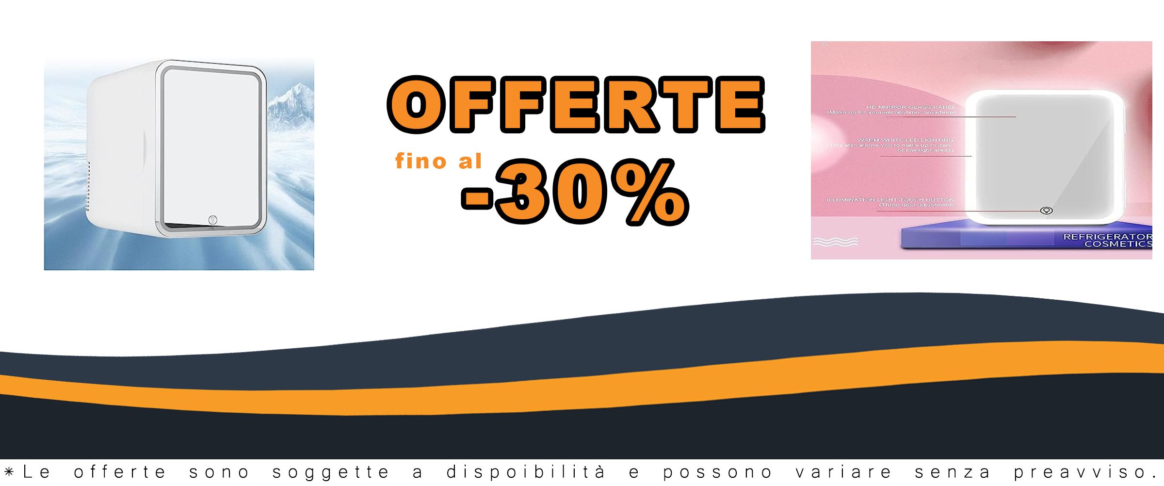 Frigorifero con Specchio bianco per la cura della pelle, perfetto per mantenere i cosmetici a temperatura ideale