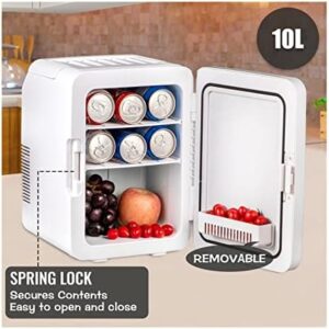 Mini frigorifero 10L/15L per auto e casa, perfetto per conservare alimenti, bevande e cosmetici