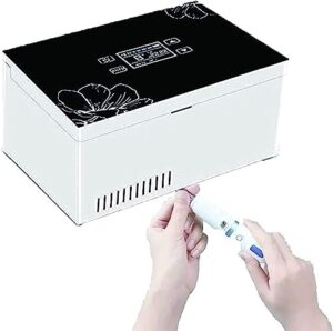 Frigorifero XINGLUOY per insulina, mini frigo elettrico, borsa frigo, contenitore per insulina con termostato USB e 2 batterie ricaricabili