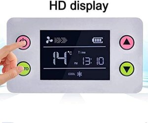 MLLDM Mini frigorifero per insulina con display LED, ideale per auto, viaggi e casa, mantiene i farmaci alla temperatura perfetta tra 2-8°C.