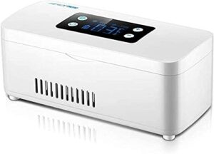 MLLDM Mini Medicina Frigorifero per conservazione insulina, compatto e portatile, ideale per viaggi e auto