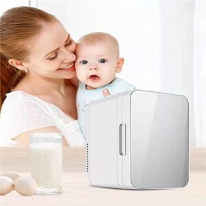 AQQWWER Mini Frigorifero da 8 Litri, perfetto per conservare bevande e snack in ambienti ristretti
