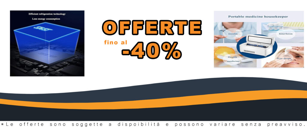 Mini frigorifero portatile per medicinali con display a LED, ideale per conservare insulina e farmaci durante i viaggi