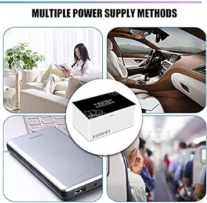 HUVIOVED Mini Frigorifero Portatile per Insulina, compatto e ricaricabile USB con display LED per mantenere una temperatura ideale tra 2 e 8°C.