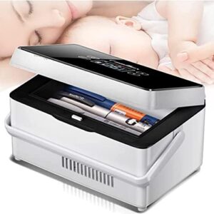 YIHEMEI Portatile Refrigeratore per Medicina, frigorifero da viaggio per insulina e medicinali sensibili alla temperatura