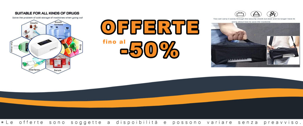 Mini Frigorifero Portatile per Insulina, ideale per auto, viaggi e conservazione sicura di medicinali a temperatura controllata