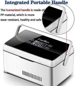 SKIHOT Refrigeratore per Insulina, frigorifero portatile ultra-silenzioso con display LCD e sistema di allarme  