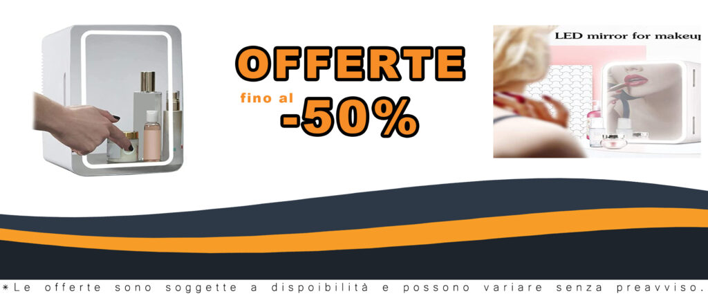 Gvqng Mini Frigorifero per la cura della pelle con specchio LED e raffreddamento termoelettrico