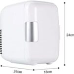 AQQWWER Mini Frigorifero Portable Refrigerator in funzione, ideale per auto, casa e ufficio