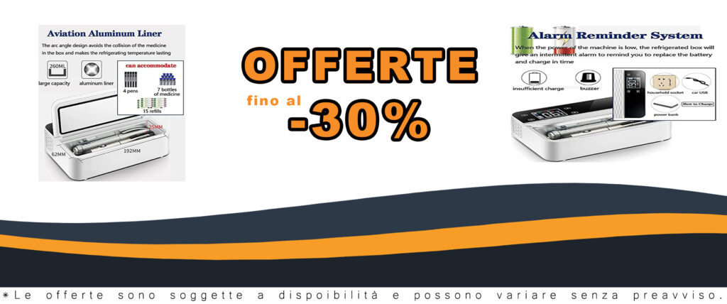 SANFAG Scatola Refrigerante Portatile, ideale per la conservazione di insulina e farmaci sensibili, con temperatura regolabile da 0 a 18°C
