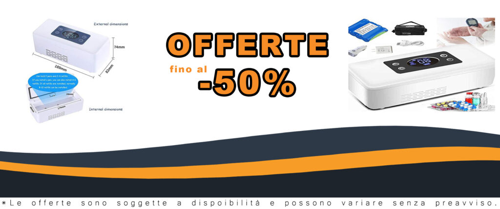 GBHJJ Refrigeratore per Insulina, mini frigorifero per insulina con batteria integrata, ideale per mantenere la temperatura ottimale di conservazione da 2 a 8 ℃ per 10 ore.