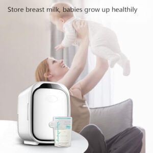 Mini frigo 6L, compatto e versatile, perfetto per conservare cosmetici e alimenti freschi