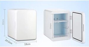 Mini frigo 6L per la cura della pelle, trucco, alimenti e bevande con funzionalità di riscaldamento e raffreddamento.