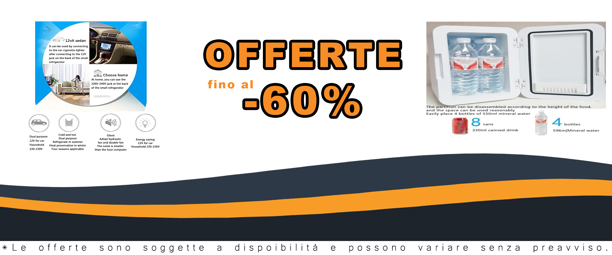 Mini frigo 8L per bevande, cosmetici e farmaci, compatibile con AC e DC