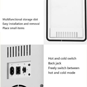 8L Mini Frigo Bevande, ideale per conservare bevande, cosmetici, farmaci, e cibi caldi o freddi in auto, in camera o in viaggio.