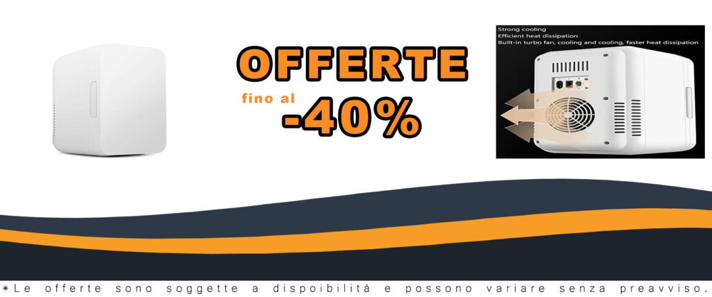 8L Mini Frigo Bevande con Funzione Raffreddamento e Riscaldamento per Auto e Casa